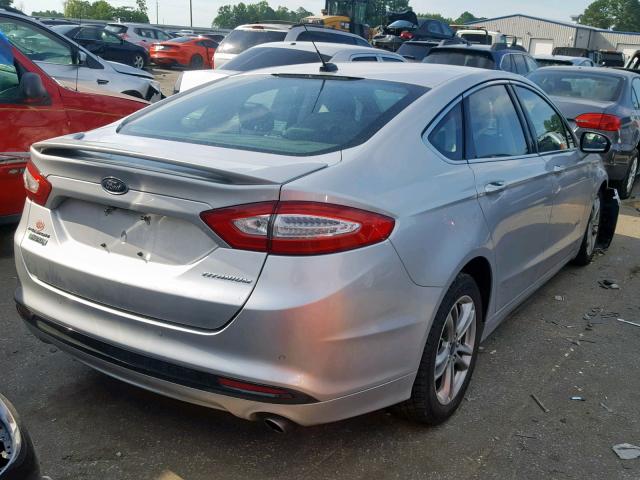 3FA6P0SU4GR401735 - 2016 FORD FUSION TIT SILVER photo 4