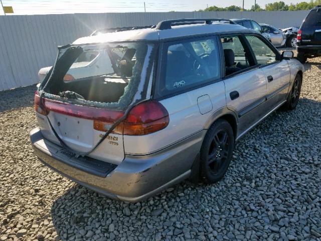 4S3BG6854X6622227 - 1999 SUBARU LEGACY OUT SILVER photo 4