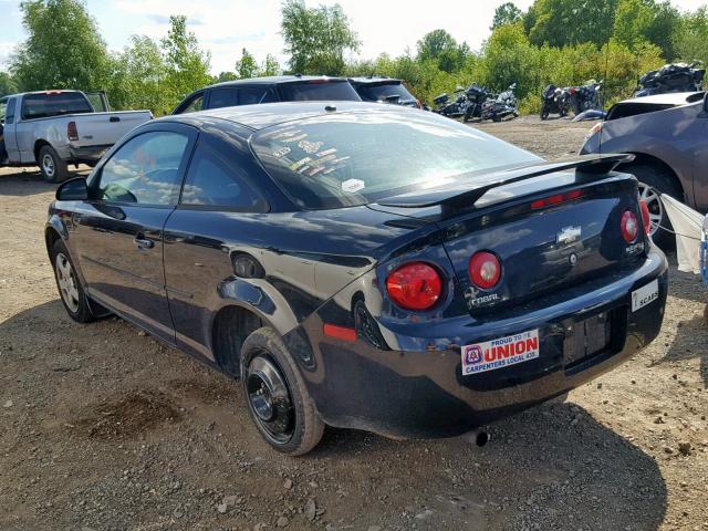 1G1AL18F387119750 - 2008 CHEVROLET COBALT LT BLACK photo 3