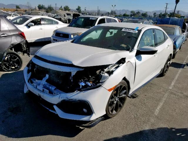 SHHFK7G42JU207562 - 2018 HONDA CIVIC SPOR WHITE photo 2