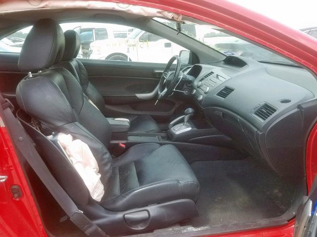 2HGFG12989H503292 - 2009 HONDA CIVIC EXL 红色 照片 5