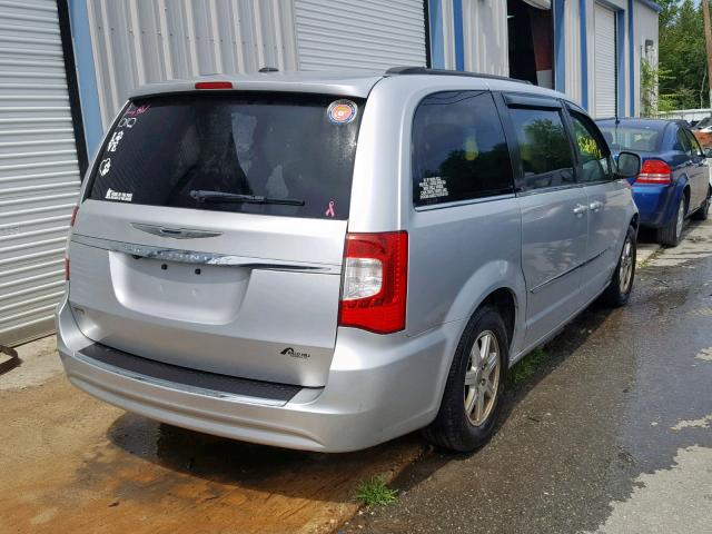 2C4RC1BG4CR261155 - 2012 CHRYSLER TOWN & COU SILVER photo 4