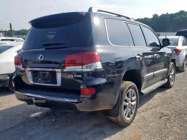 JTJHY7AX9D4127115 - 2013 LEXUS LX 570 BLACK photo 4