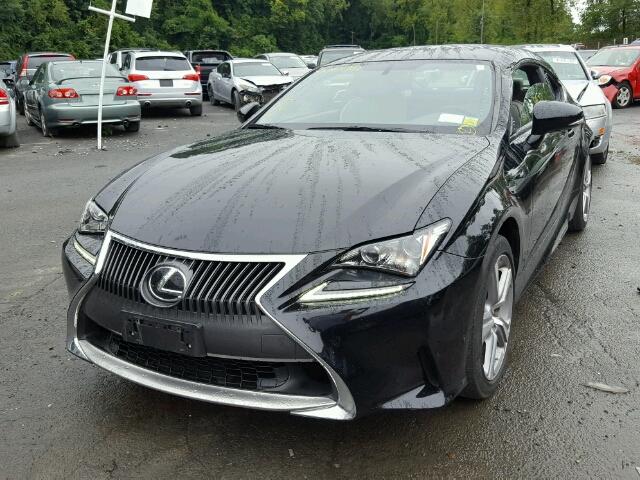 JTHSE5BC7F5004796 - 2015 LEXUS RC 350 BLACK photo 2