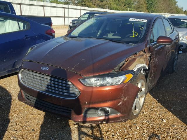 3FA6P0G79GR210427 - 2016 FORD FUSION S BROWN photo 2