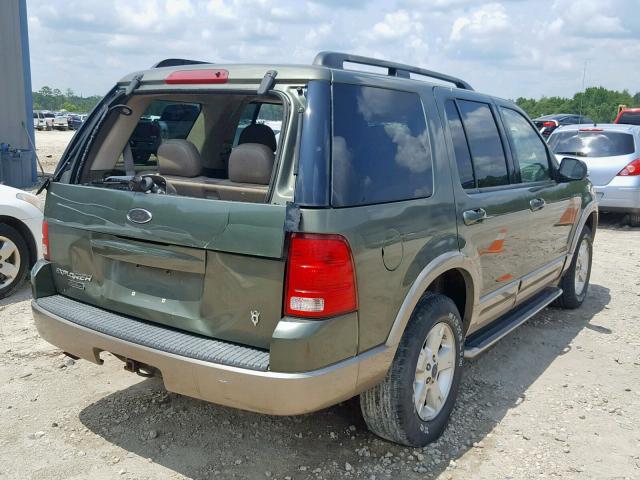 1FMZU64W94UA62939 - 2004 FORD EXPLORER E GREEN photo 4