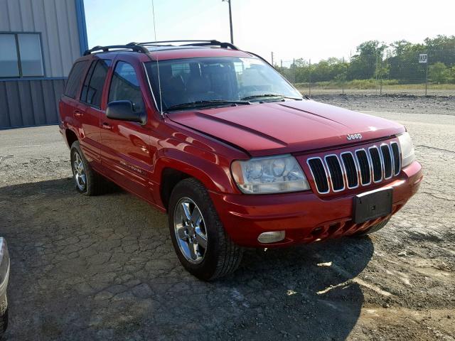 1J4GW58J03C594304 - 2003 JEEP GRAND CHER RED photo 1