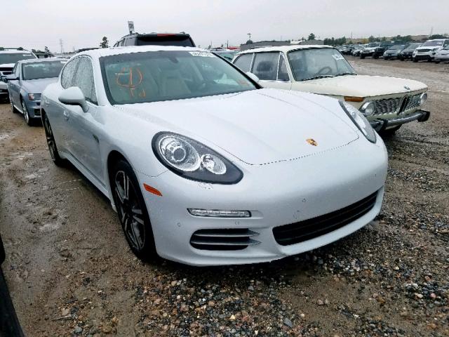 WP0AB2A73EL055697 - 2014 PORSCHE PANAMERA S WHITE photo 1