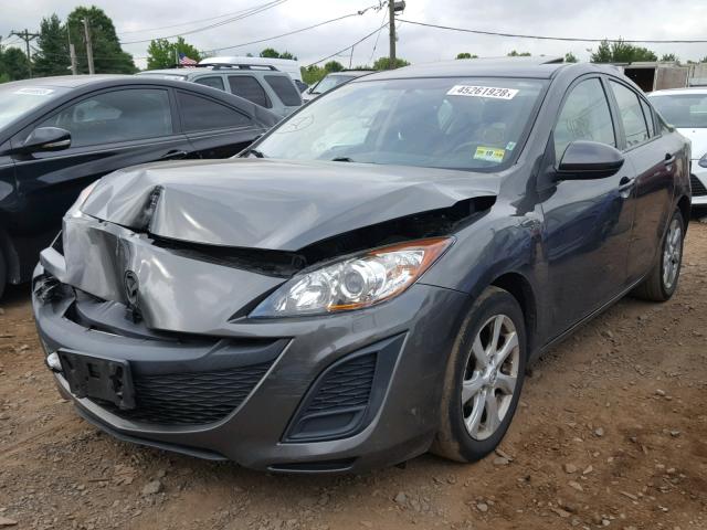 JM1BL1VG2B1446689 - 2011 MAZDA 3 I GRAY photo 2