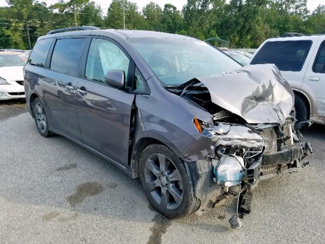 5TDXK3DC6FS640847 - 2015 TOYOTA SIENNA SPO GRAY photo 1