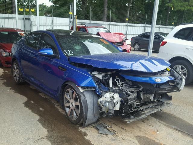 5XXGR4A63CG043720 - 2012 KIA OPTIMA SX BLUE photo 1