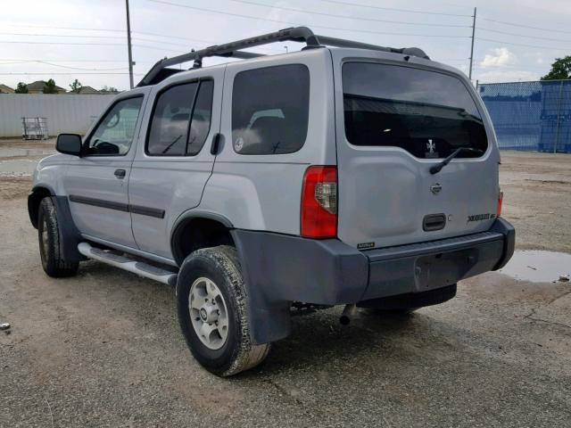 5N1ED28T3YC587370 - 2000 NISSAN XTERRA XE SILVER photo 3