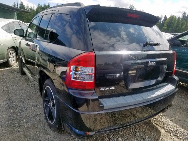 1J8FF47W48D775554 - 2008 JEEP COMPASS SP Қара фото 3
