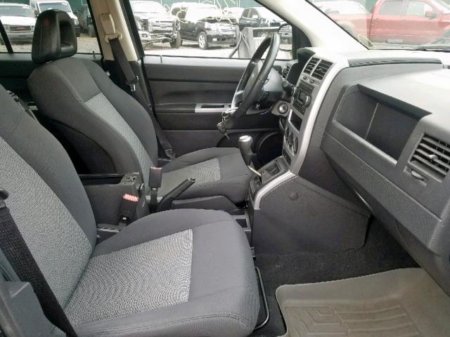 1J8FF47W48D775554 - 2008 JEEP COMPASS SP Қара фото 5
