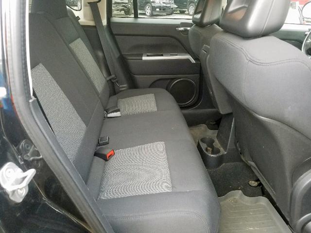 1J8FF47W48D775554 - 2008 JEEP COMPASS SP Қара фото 6