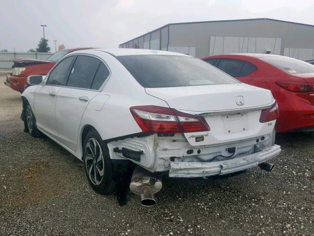 1HGCR3F09GA006381 - 2016 HONDA ACCORD EXL WHITE photo 3