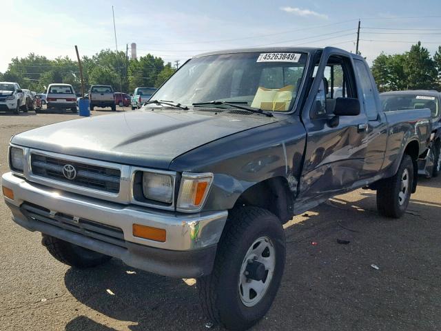 JT4RN13P2P6059078 - 1993 TOYOTA PICKUP 1/2 GREEN photo 2