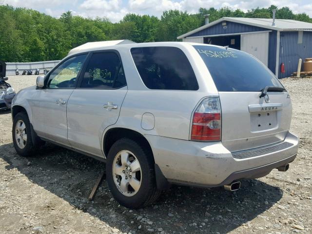 2HNYD18245H506513 - 2005 ACURA MDX SILVER photo 3