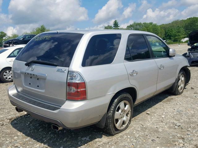 2HNYD18245H506513 - 2005 ACURA MDX SILVER photo 4