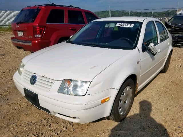 3VWRK69M32M111620 - 2002 VOLKSWAGEN JETTA GL WHITE photo 2