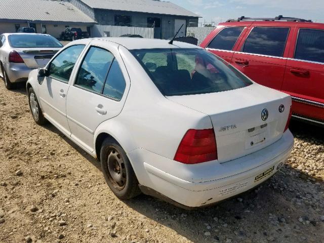 3VWRK69M32M111620 - 2002 VOLKSWAGEN JETTA GL WHITE photo 3