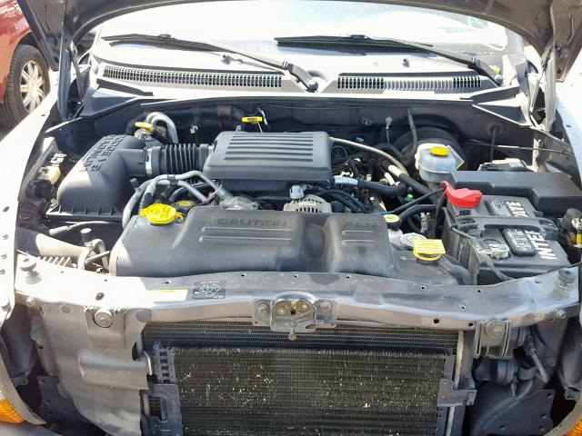 1B7HG38N62S682938 - 2002 DODGE DAKOTA QUA GRAY photo 7