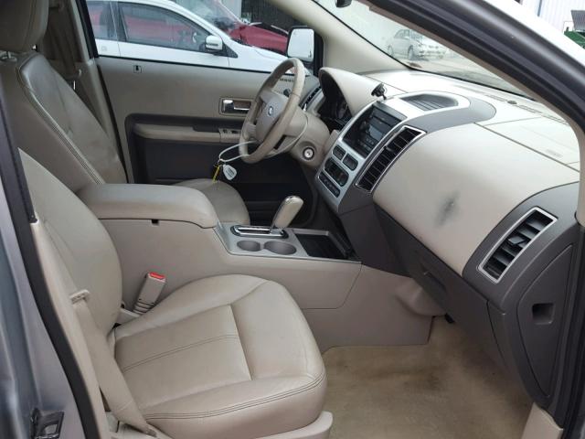 2FMDK49C17BA95186 - 2007 FORD EDGE SEL P GRAY photo 5