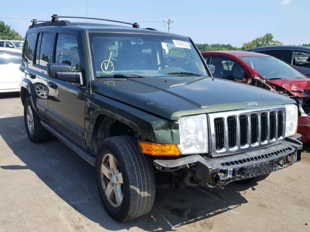 1J8HG48K77C578870 - 2007 JEEP COMMANDER GREEN photo 1
