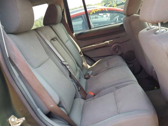 1J8HG48K77C578870 - 2007 JEEP COMMANDER GREEN photo 6