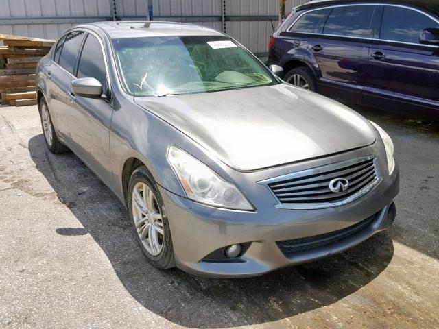 JN1CV6AP4BM509455 - 2011 INFINITI G37 BASE GRAY photo 1