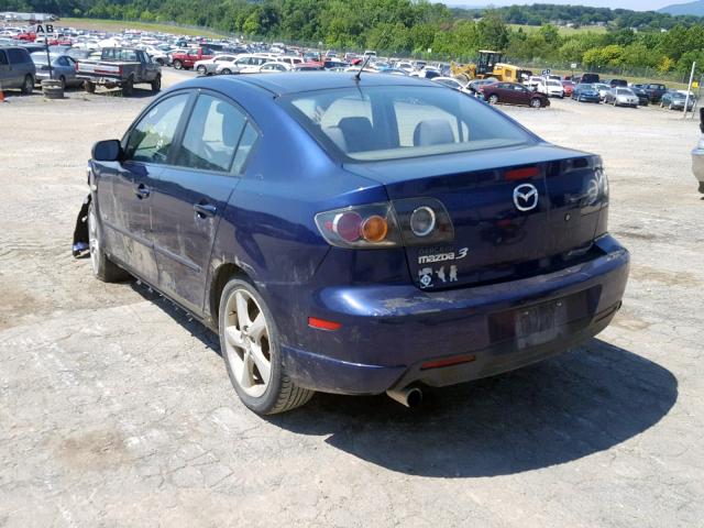 JM1BK323341213018 - 2004 MAZDA 3 S BLUE photo 3