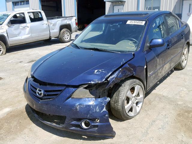 JM1BK323341213018 - 2004 MAZDA 3 S BLUE photo 9