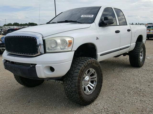 3D7KS28A47G799658 - 2007 DODGE RAM 2500 S WHITE photo 2