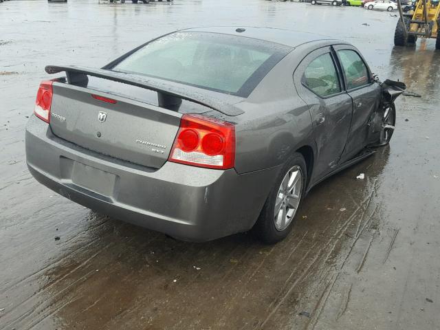 2B3KA33V29H595586 - 2009 DODGE CHARGER SX GRAY photo 4