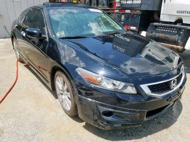 1HGCS21858A005239 - 2008 HONDA ACCORD EXL BLACK photo 1