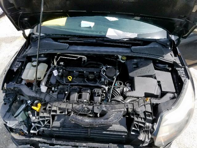 1FAHP3J27CL303706 - 2012 FORD FOCUS TITA BLACK photo 7