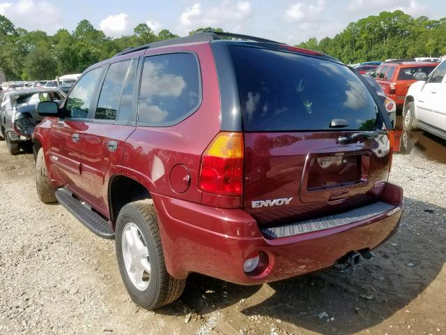 1GKDT13S542245080 - 2004 GMC ENVOY RED photo 3