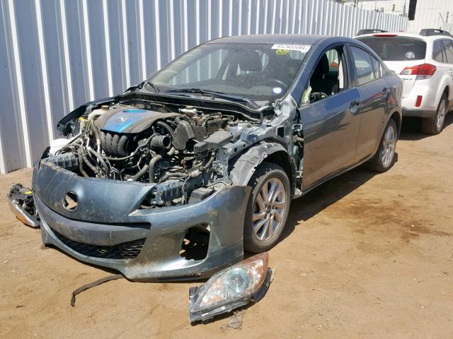 JM1BL1V72D1784340 - 2013 MAZDA 3 I BLUE photo 2