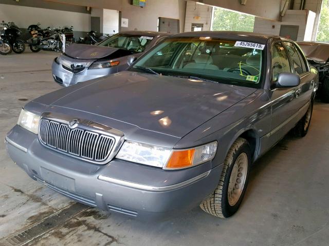 2MEFM75W7YX630162 - 2000 MERCURY GRAND MARQ GRAY photo 2