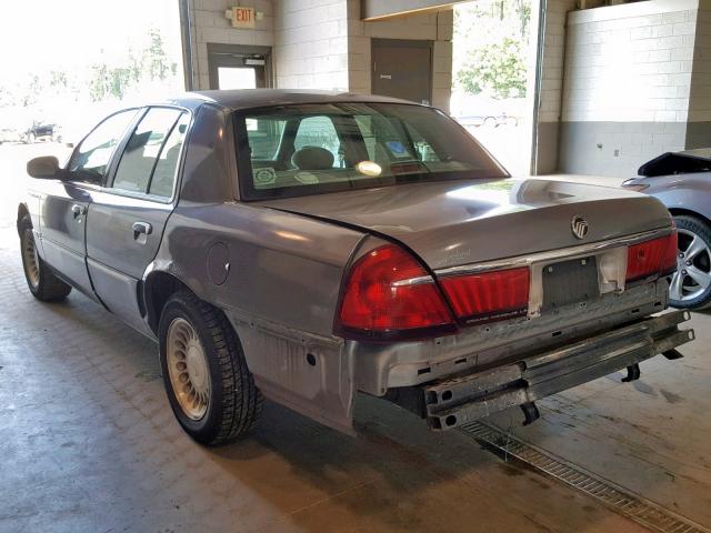 2MEFM75W7YX630162 - 2000 MERCURY GRAND MARQ GRAY photo 3