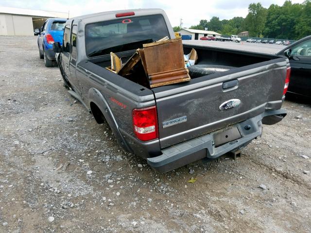 1FTYR14U78PA13603 - 2008 FORD RANGER SUP GRAY photo 3