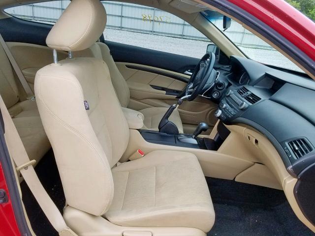 1HGCS1B33BA016194 - 2011 HONDA ACCORD LX- RED photo 5