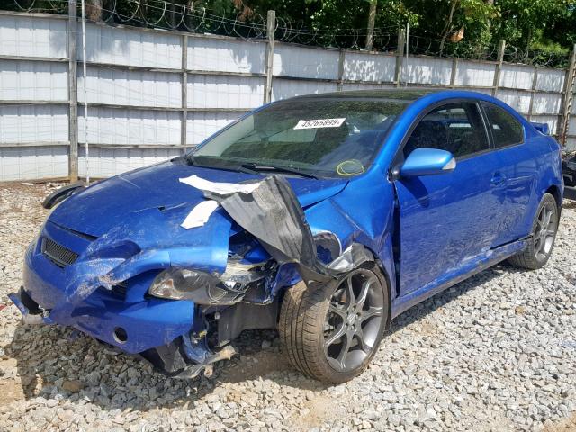 JTKDE167360135696 - 2006 TOYOTA SCION TC ლურჯი ფოტო 2