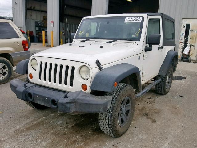 1J4FZ241X8L526641 - 2008 JEEP WRANGLER X WHITE photo 2