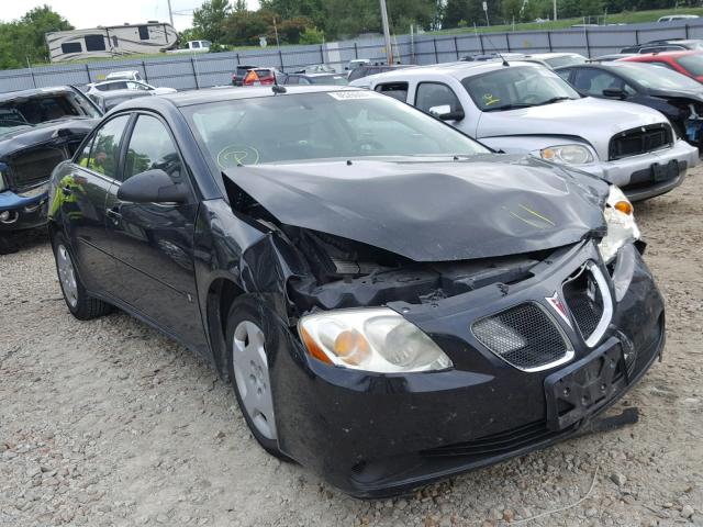 1G2ZF57B784307541 - 2008 PONTIAC G6 VALUE L BLACK photo 1