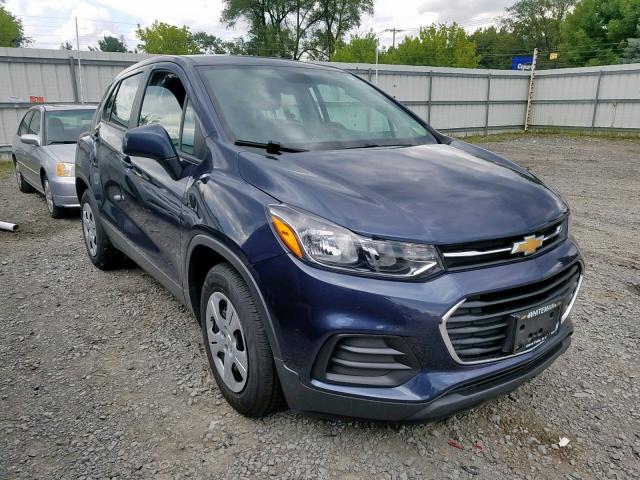 3GNCJKSB4JL205675 - 2018 CHEVROLET TRAX LS BLUE photo 1