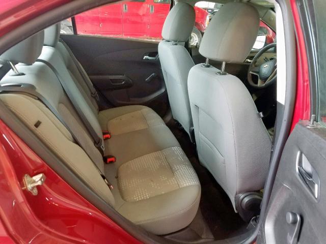 1G1JA5SH0C4175842 - 2012 CHEVROLET SONIC LS RED photo 6
