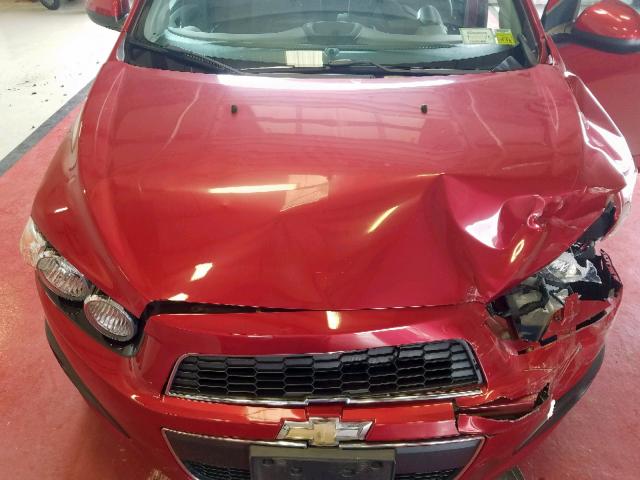 1G1JA5SH0C4175842 - 2012 CHEVROLET SONIC LS RED photo 7