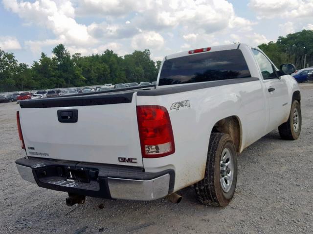 1GTPKTEA7AZ262770 - 2010 GMC SIERRA K15 WHITE photo 4