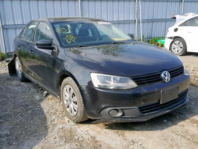 3VW1K7AJ7BM339284 - 2011 VOLKSWAGEN JETTA BASE BLACK photo 1